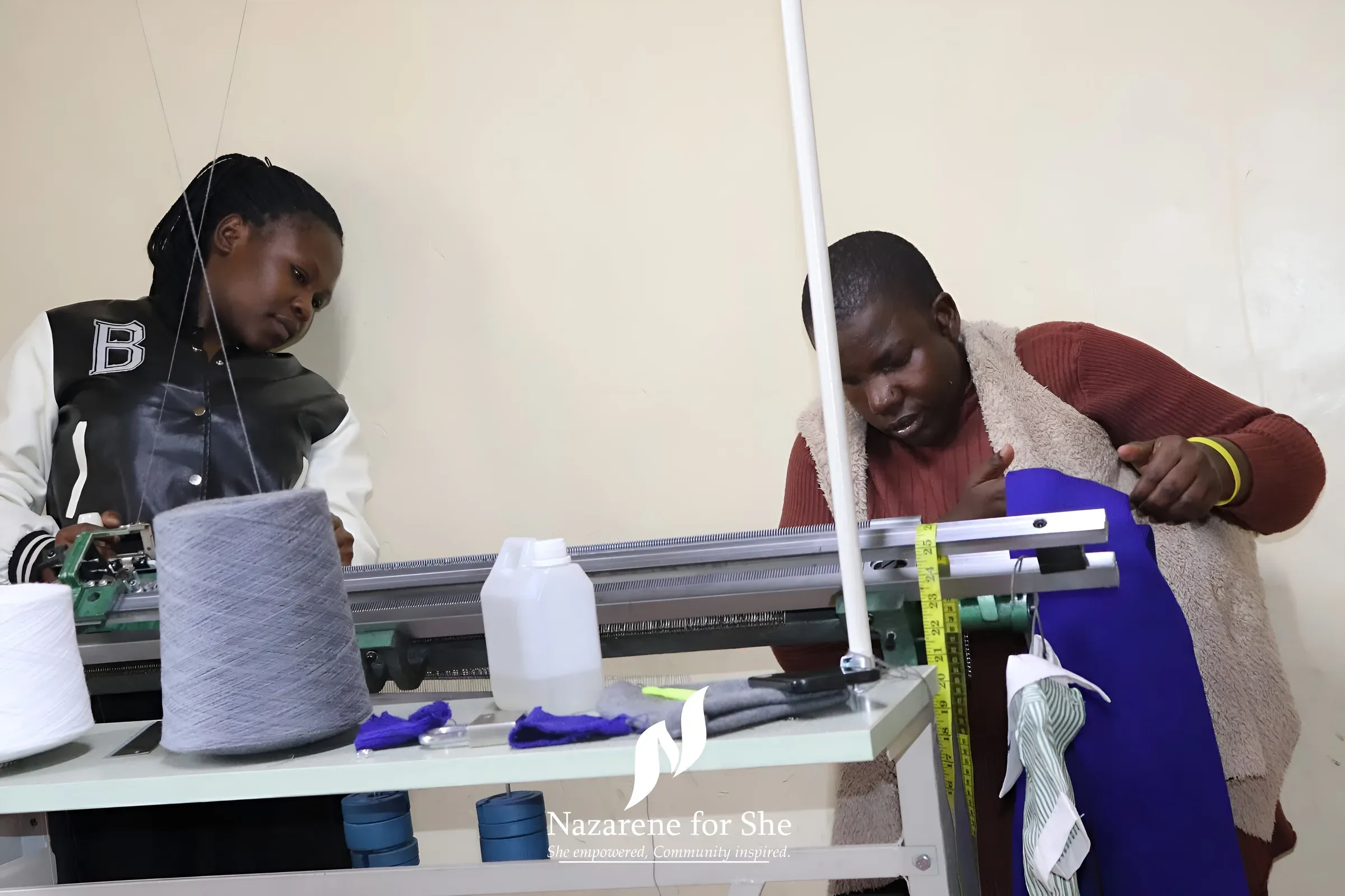 Thread and tailoring — the start of a craft and a livelihood.